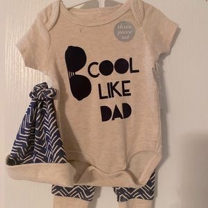 Cool like Dad 3 month baby set